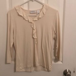 Liz Claiborne cream colored blouse